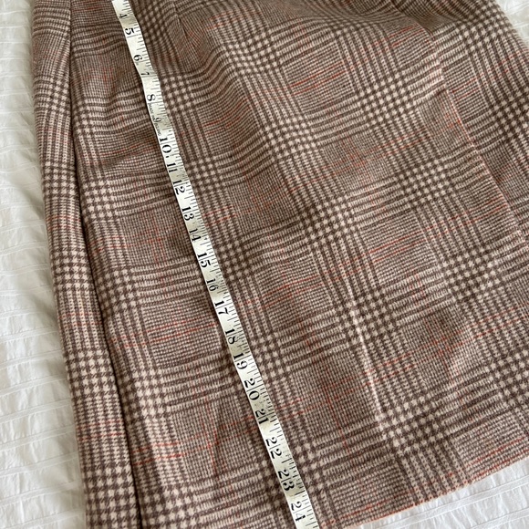 Wool/synthetic blend plaid skirt. Purchased in Hong Kong in 2018. - Picture 2 of 2